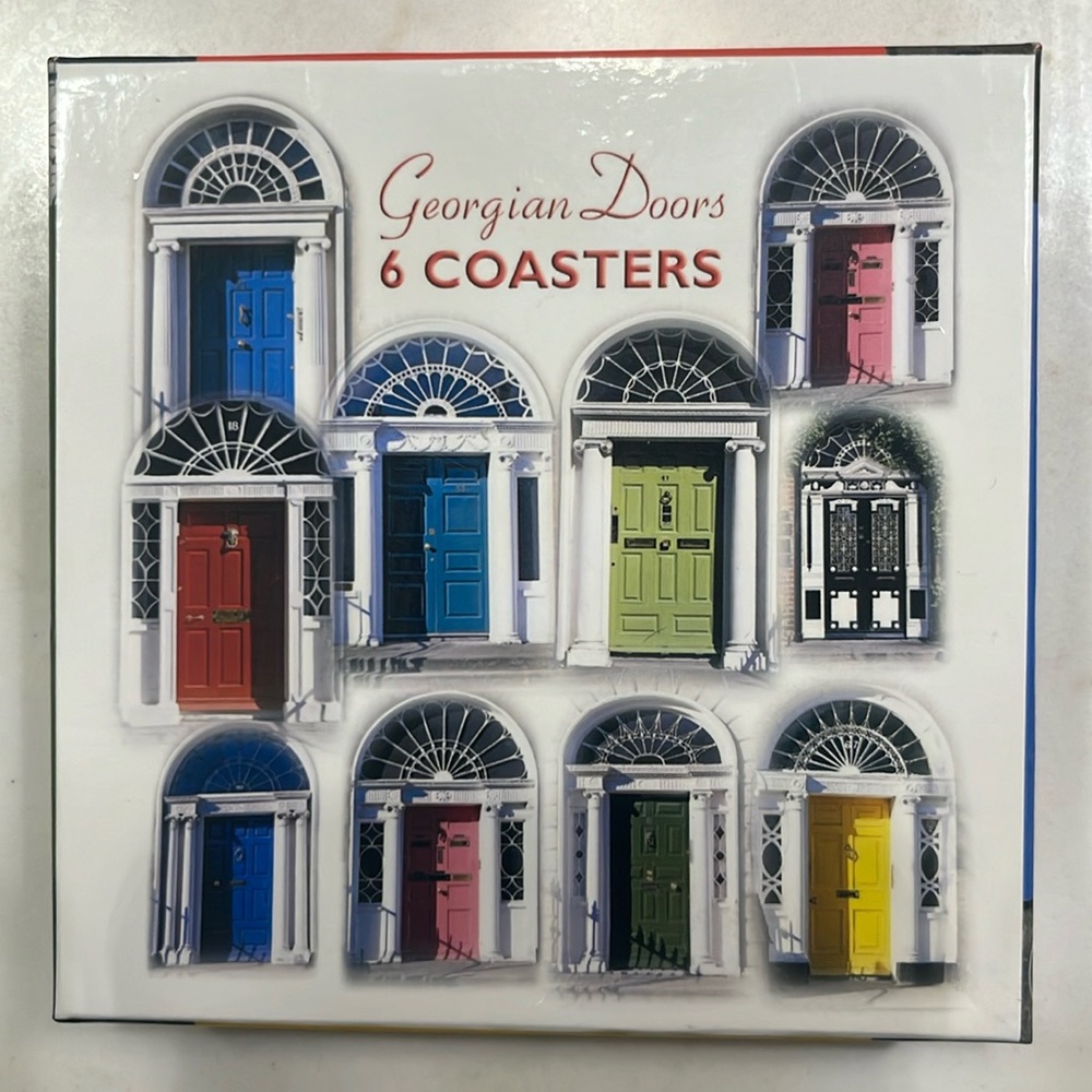 6 Georgian Doors of Dublin Coasters